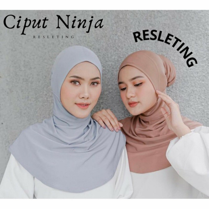 DALEMAN HIJAB NINJA RESLETING / DALEMAN ZIPPER / DALEMAN HIJAB TERMURAH