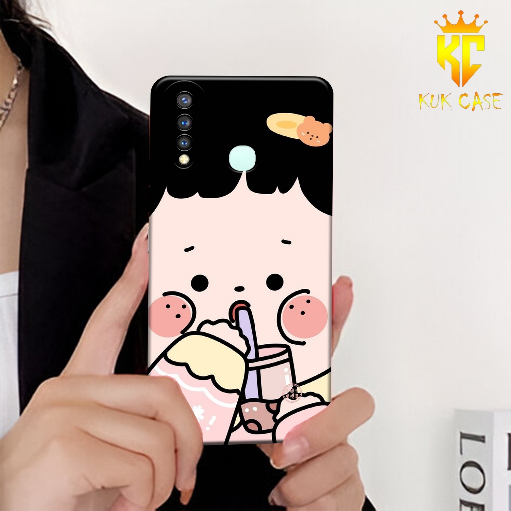 Case VIVO V19 Motif Aesthetic Bahan Softcase silicon Lentur - Skin /  Casing Handpone