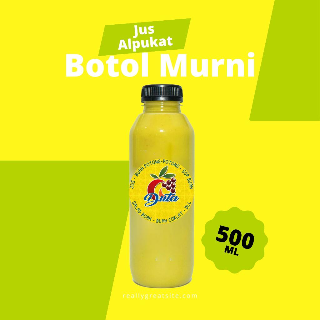 

Jus Alpukat Mentega Murni (Botol 500ML)