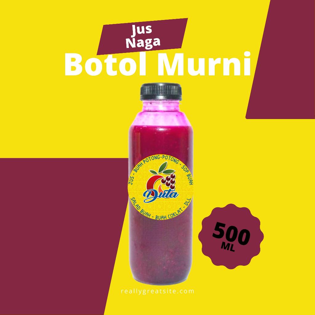 

Jus Buah Naga Murni (Botol 500ML)