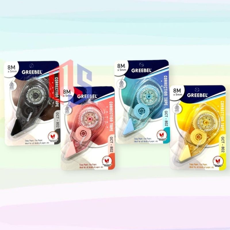 

Correction Tape/Tip X Kertas Greebel GCT 802