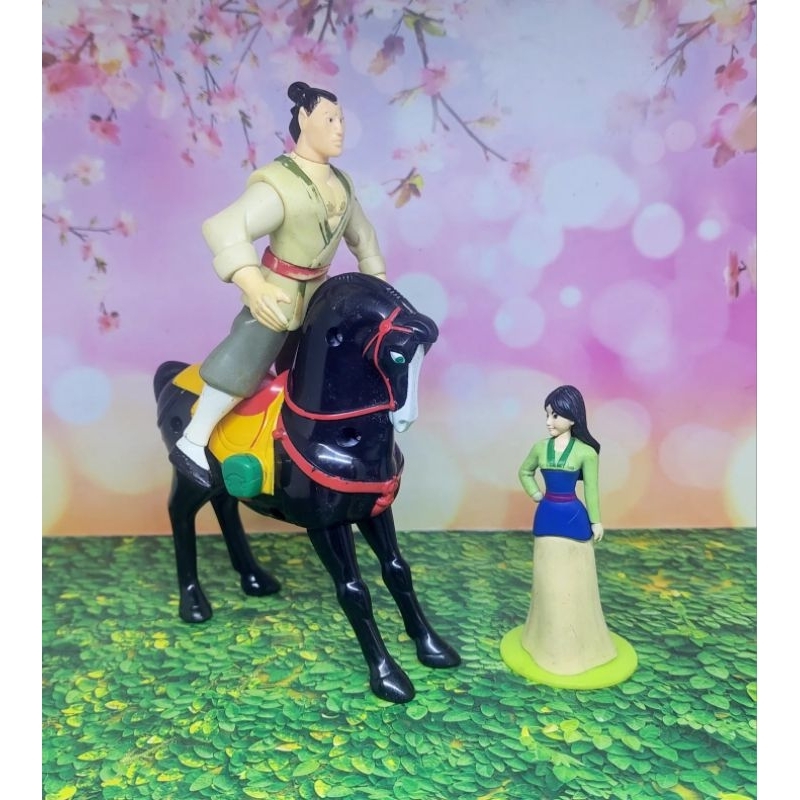 Preloved Captain Li Shang Mulan kuda mulan set 3pcs mcd disney