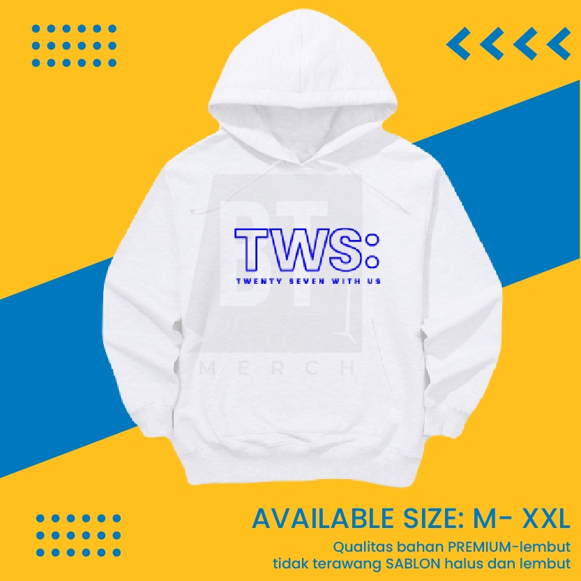 Outfitidols - Hoodie TWS twenty four seven with us