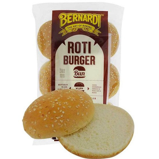 

Bernardi Roti Burger Wijen isi 6pcs 300Gr