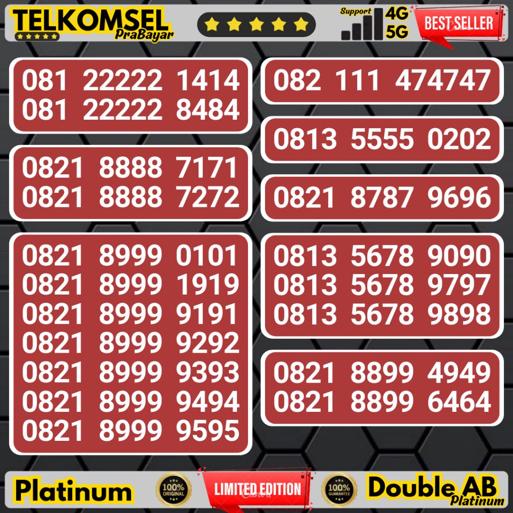 Nomor Cantik Telkomsel AbAb