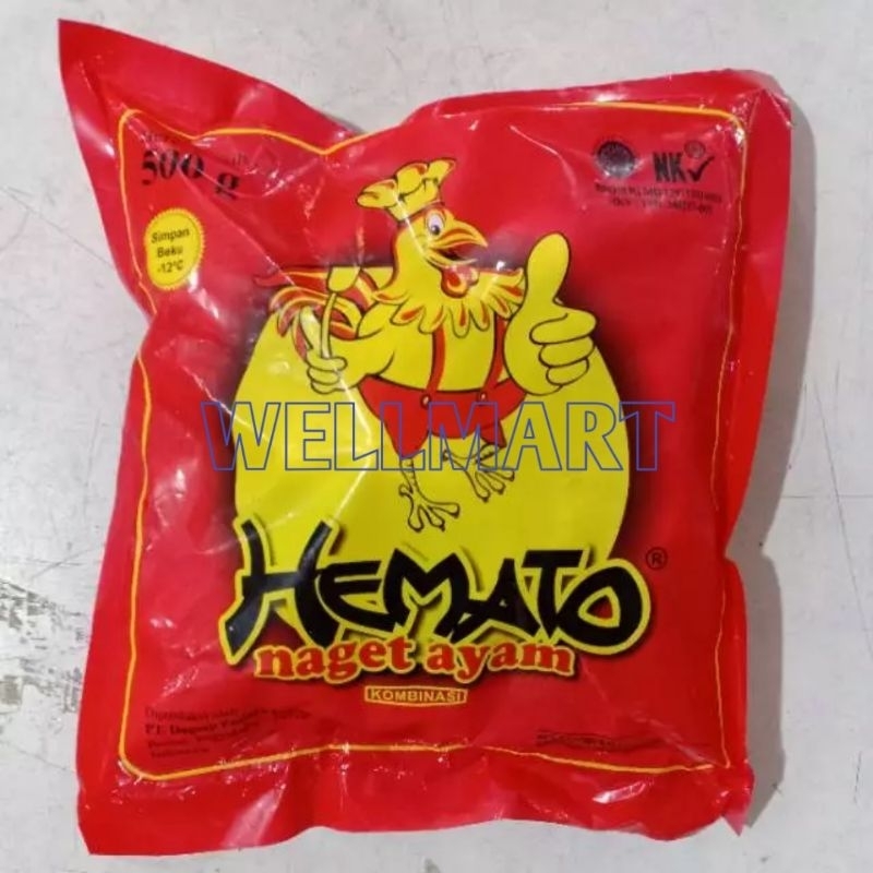 

Hemato Naget Ayam 500g Halal Chicken Nugget Naget Ayam Kombinasi