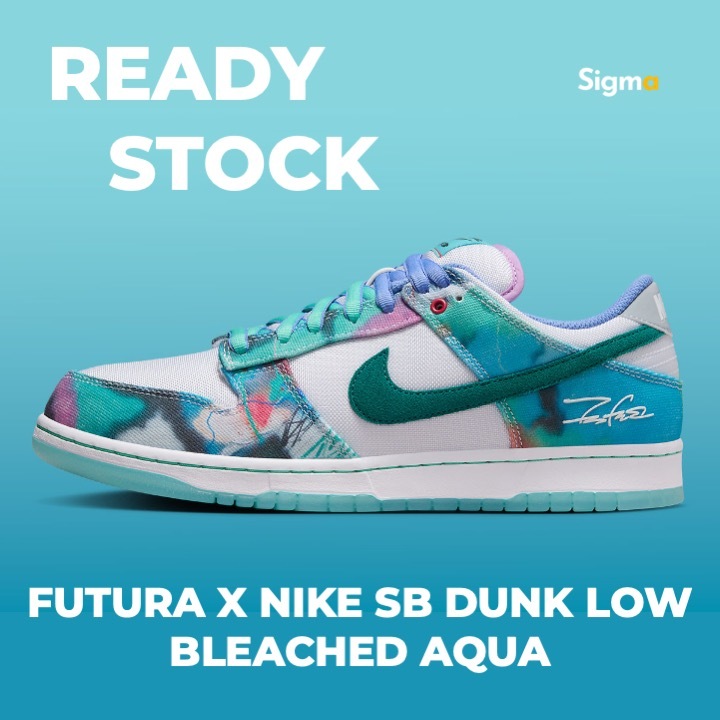 Sneakers Nike SB Dunk Low Futura Laboratories Bleached Aqua
