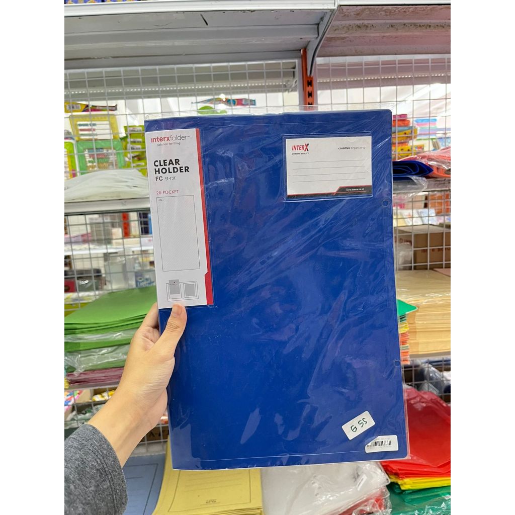 

CLEAR HOLDER INTERXFOLDER 20 POKET