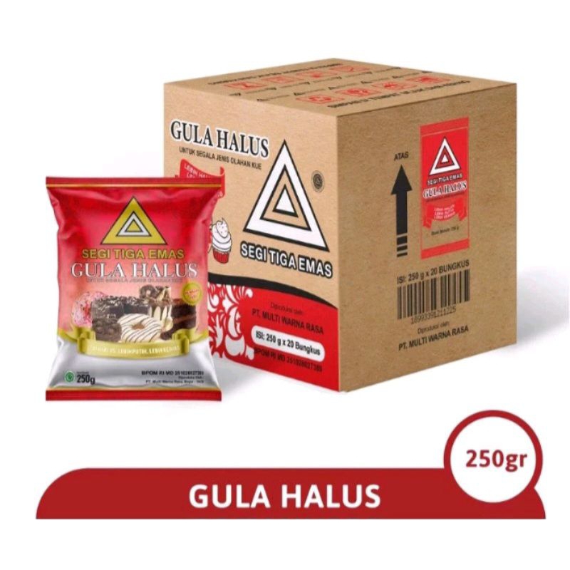 

Gula Halus Segitiga Emas 250 gr