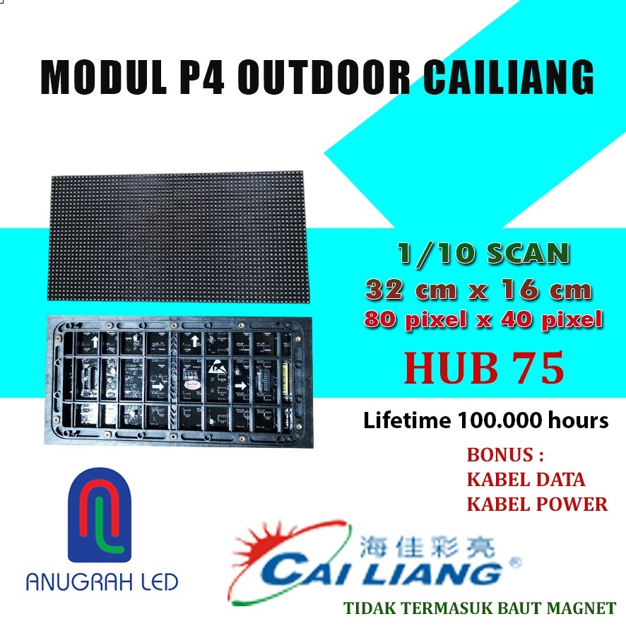 PANEL LED MODUL MODULE PANEL P4 PANEL P5 PANEL P8 RGB SMD FULL COLOR OUTDOOR CAILI