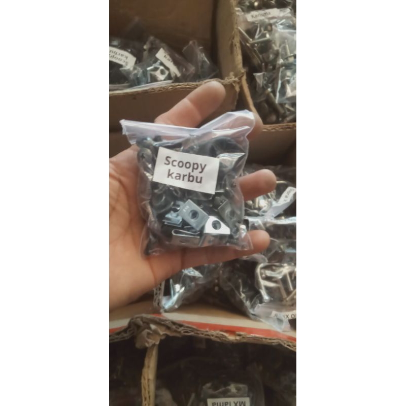 baut full bodi Honda Scoopy karburator tahun 2010-2012
