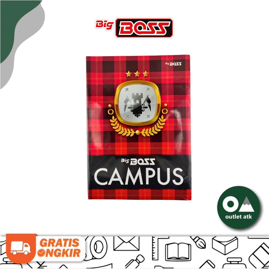 

Buku Tulis Campus Boxy SIDU Big Boss 36 Lembar Isi 10 per pack