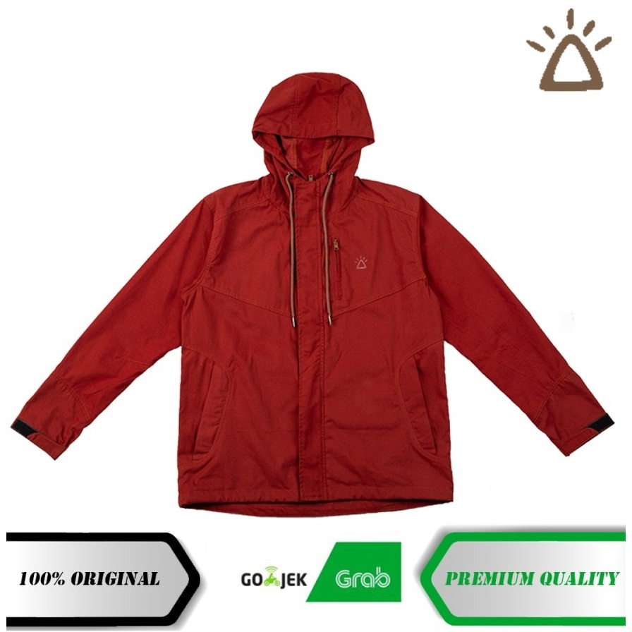 Jacket Unisex Original Ammossi Kemaro Zipper - Teracotta