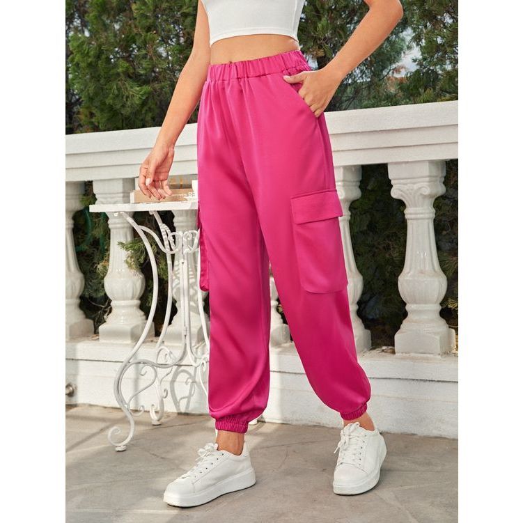 Celana Cargo Sweatpants Jogger Pants Highwaist Sweatpants Cargo Pants Casual Korean Style