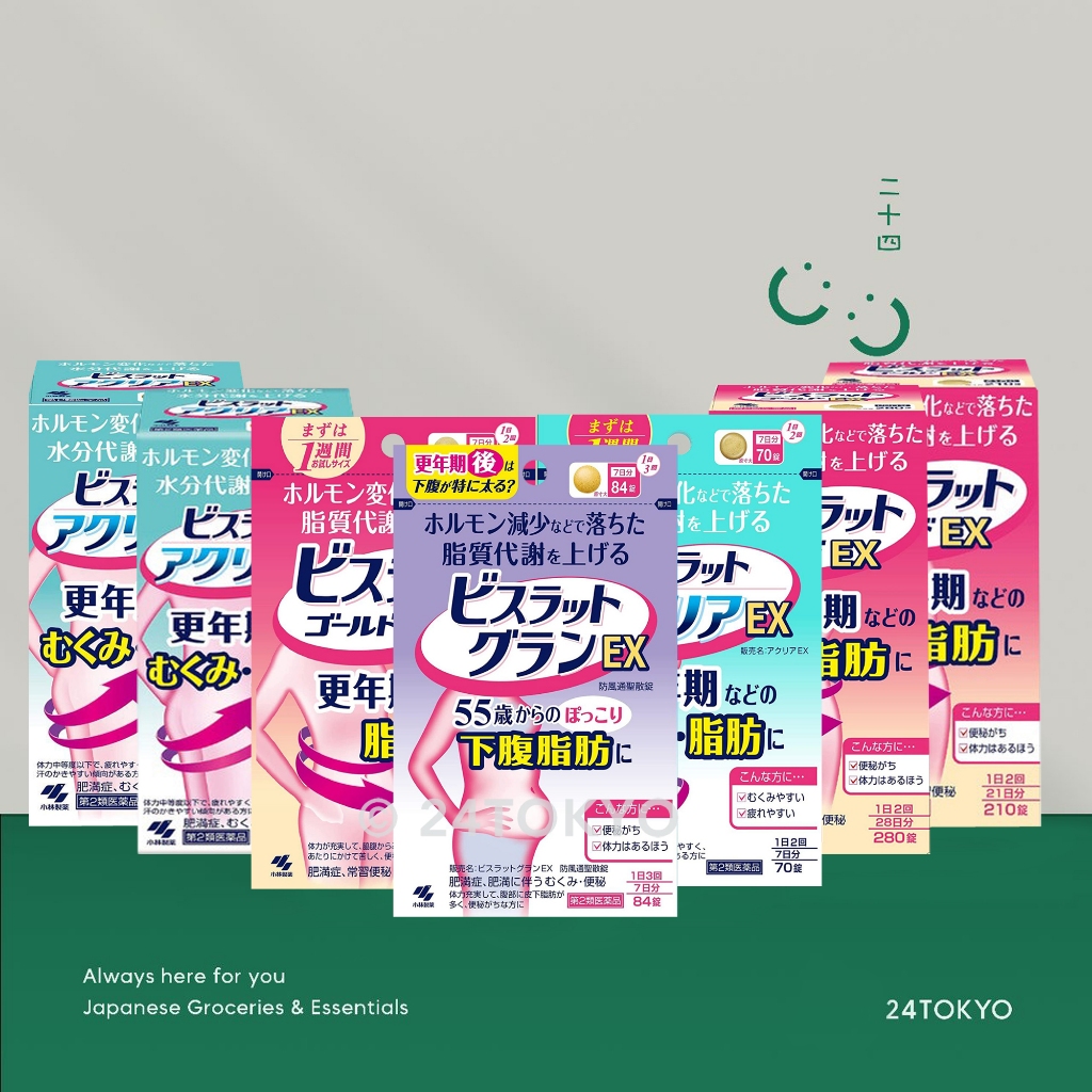 24Tokyo - Kobayashi Obat diet konstipasi bengkak gemuk air bakar lemak perut hormon metabolisme Jepa