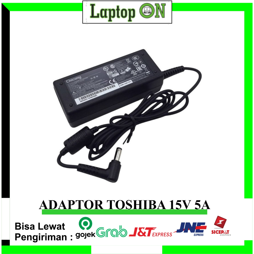 Adaptor Original Toshiba Libretto 20ct 30ct 50ct 60 70ct U100 15v 5a 6.3 x 3.0