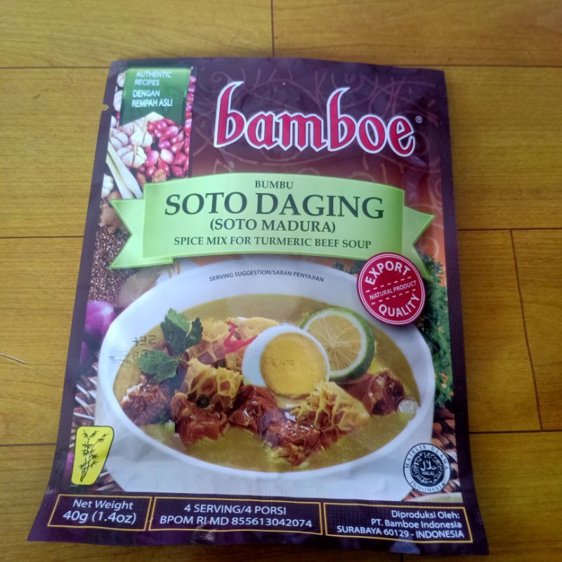 

Bamboe Bumbu 40g - 100g