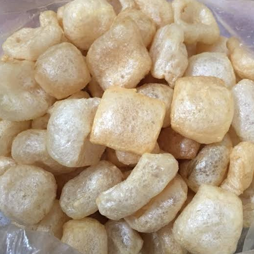 

KERUPUK KULIT ASIN GURIH ASLI MAGELANG 35 GR / KERUPUK KULIT / KEMASAN TOPLES