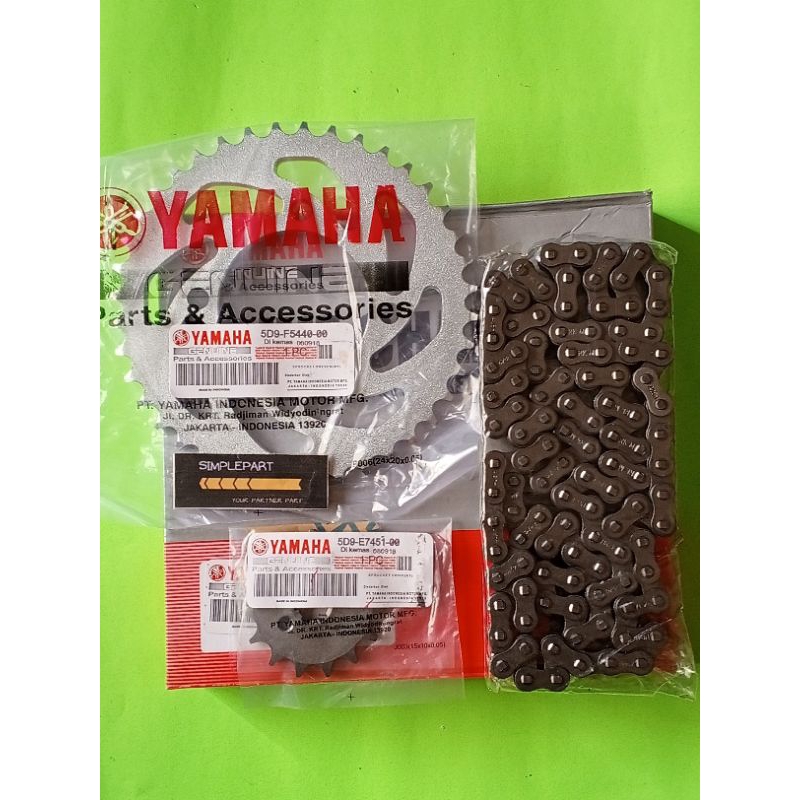 Gear set vega ZR Gir set gear paket Vega zr gear set Jupiter z new