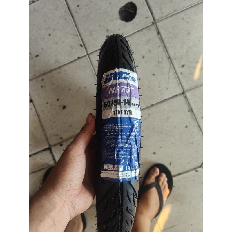 ban luar irc tubetype 80/90-14 nr73t (bukan tubeless)