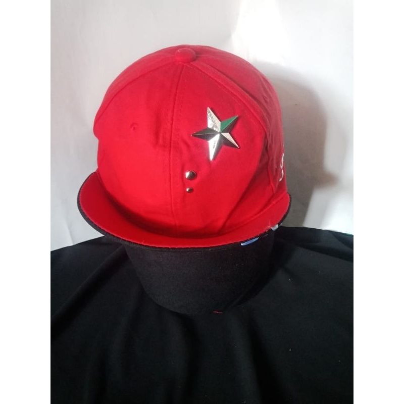 Topi sepeda Tian Feng size dewasa warna merah second