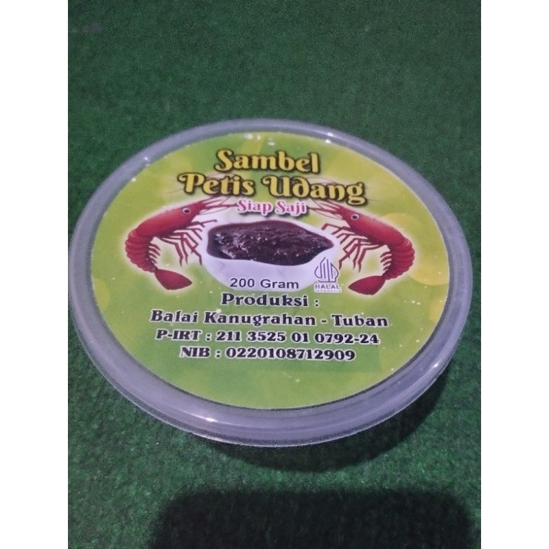 

SAMBEL PETIS UDANG , tanpa pengawet 200gr ,khas TUBAN