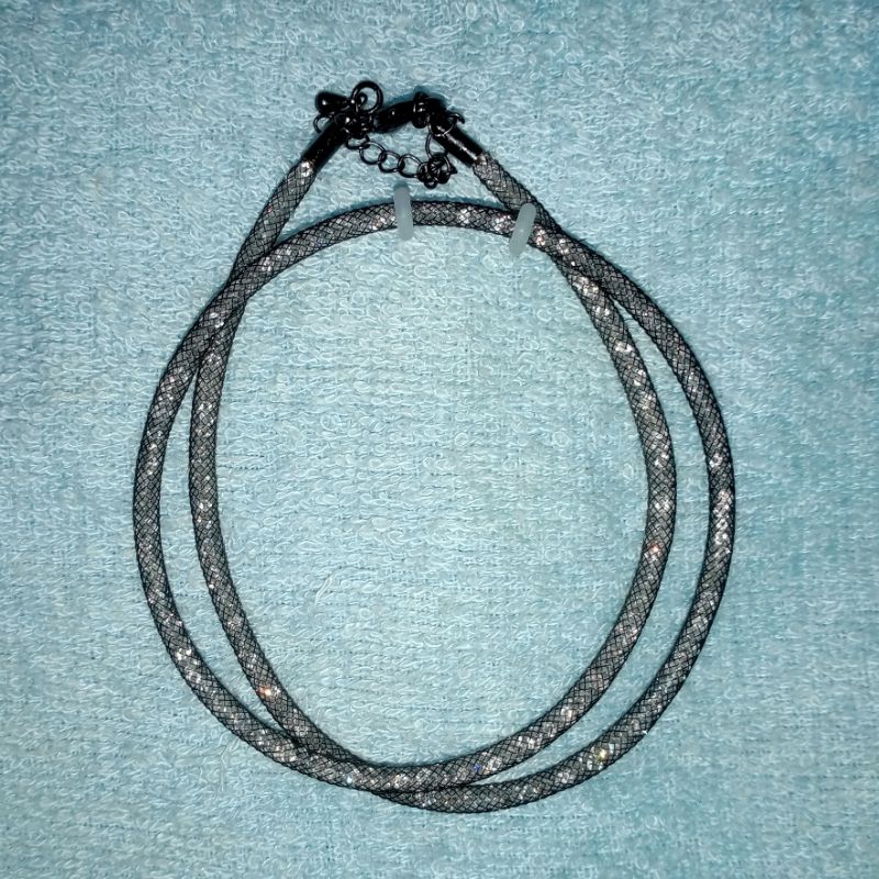 GELANG KALUNG KAWAT KRISTAL GLITTER