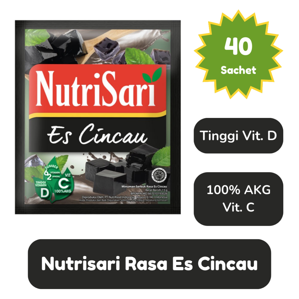 

NUTRISARI Rasa Es Cincau 40 Sachet