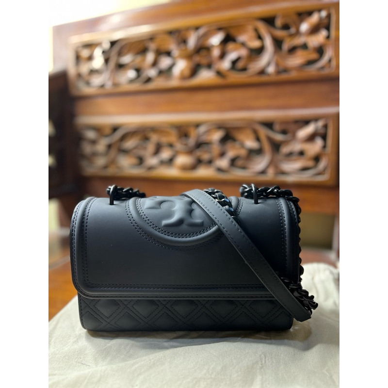 [PRELOVED] TB FLEMING SMALL CONVERTIBLE GEN 2 BLACK MATTE
