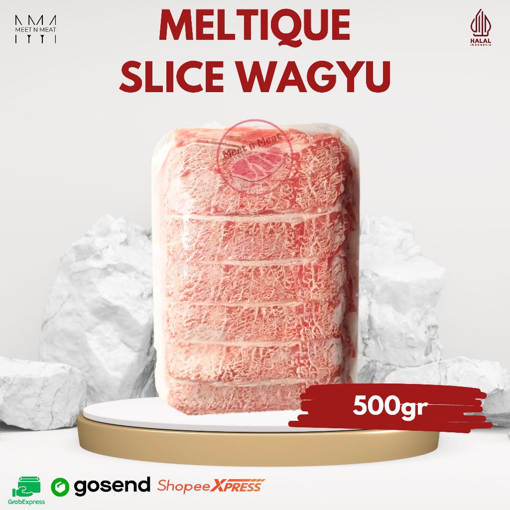 

Meltique Wagyu Slice Beef Premium Quality