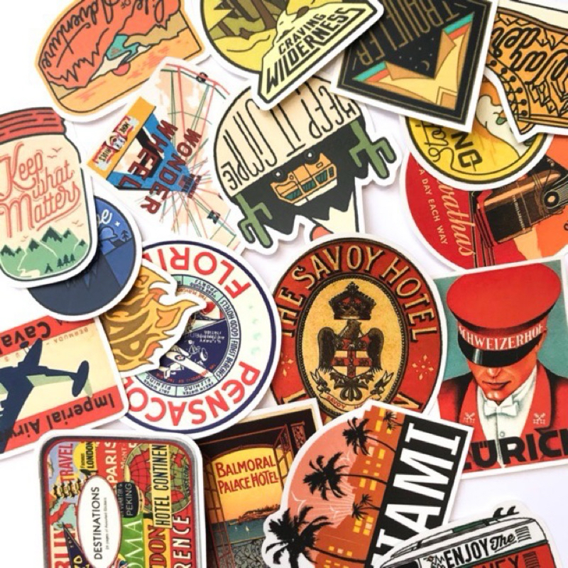

Travel 1 Sticker Pack A5 (19pcs)