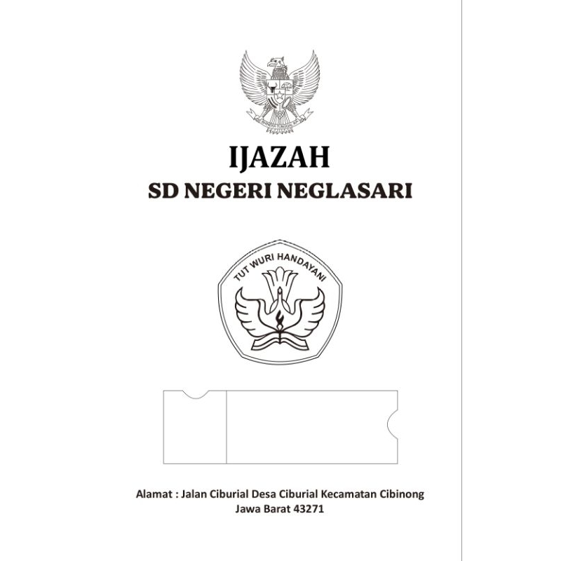 

sampul / map ijazah.