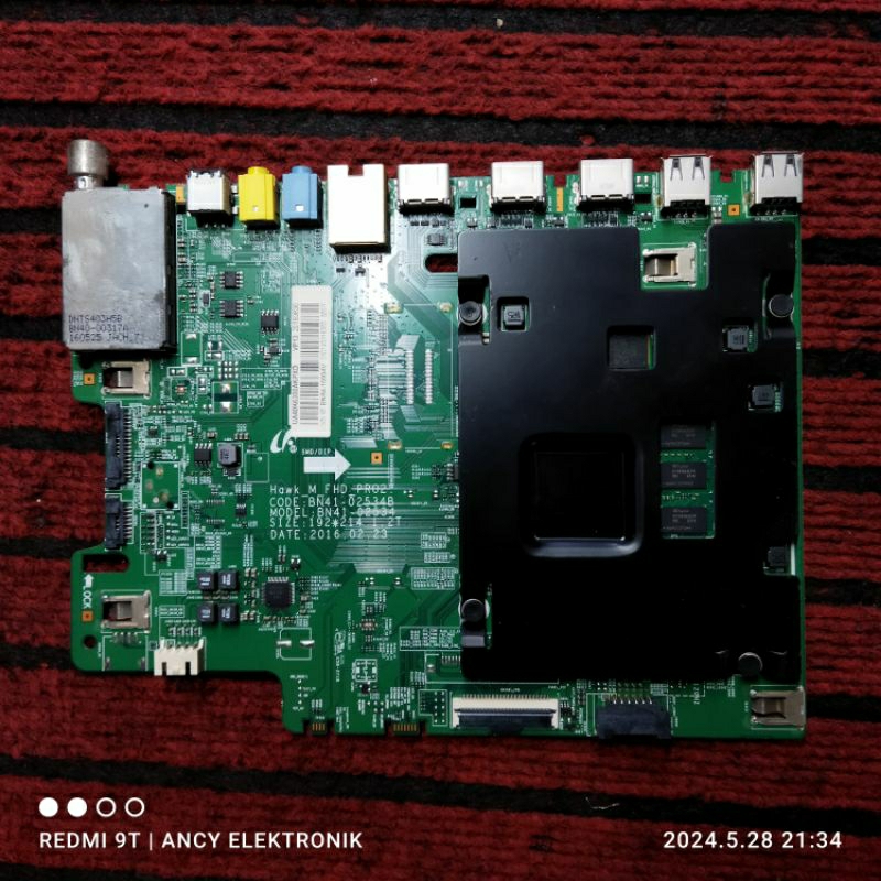 MB MAINBOARD TV SAMSUNG UA40K6300AK - UA 40K6300AK - UA 40K6300