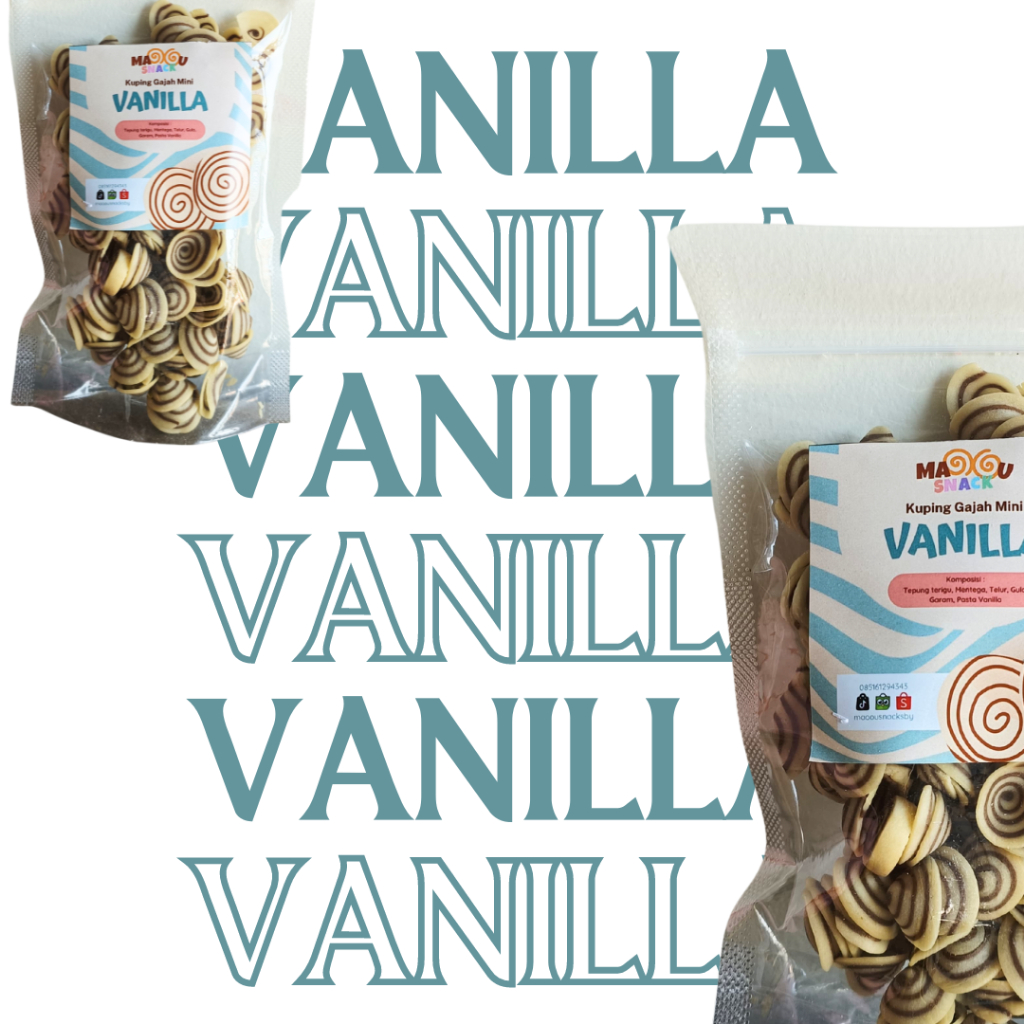 

Maoou - Kuping Gajah Mini Premium VANILLA