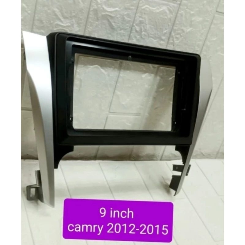 Frame tv mobil android 9 inch mobil toyota camry 2012-2013 free baut