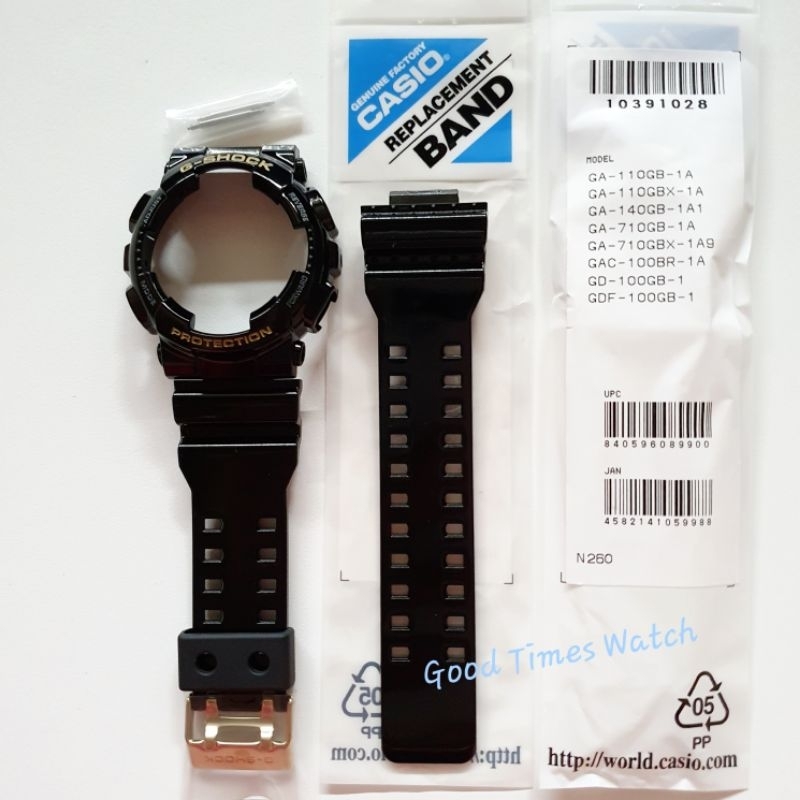 PAKET BEZEL STRAP G-SHOCK GA 110GB GA 140GB GD 100GB GA 110 GA 140 GD 100 CASIO ORIGINAL