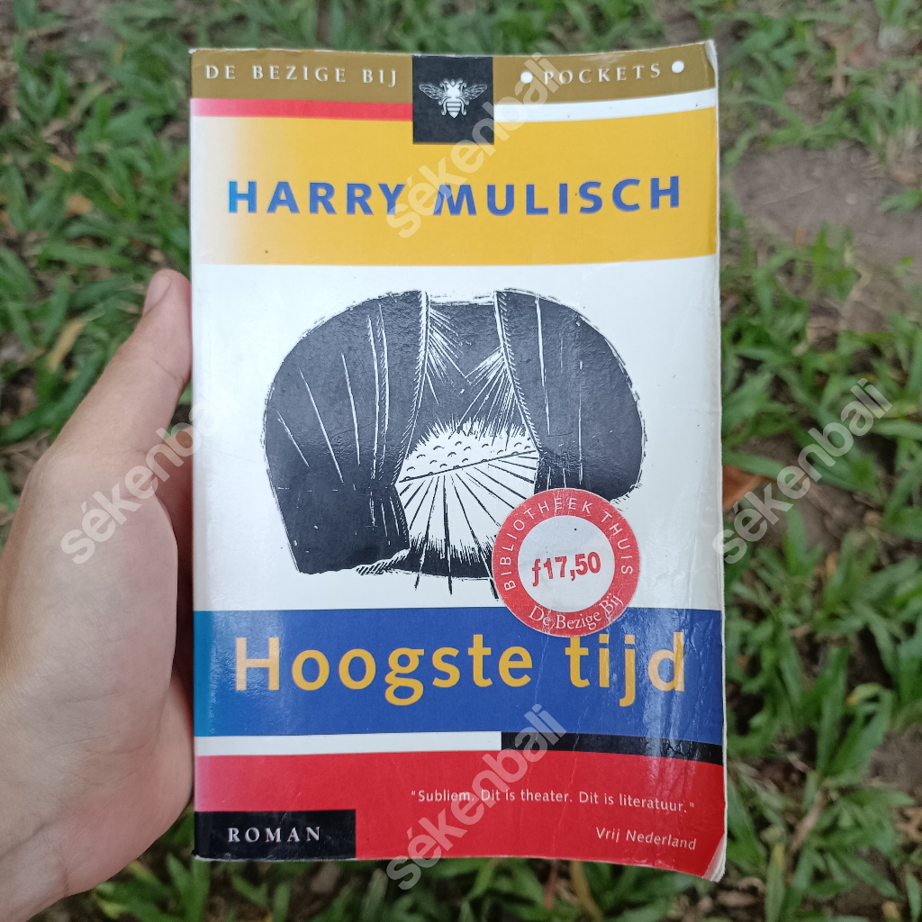 Novel Fiksi Bahasa Belanda Hoogste Tijd by Harry Mulisch (1994) - Novel Import Bekas