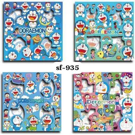 

Sticker DORAEMON Viral Waterproof Sticker Botol Minum Tumblr Viral Lucu Isi 100 lembar Per Box