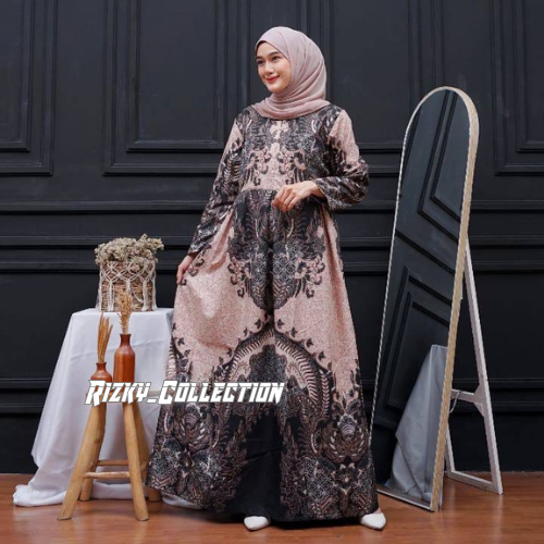 Rizky_Collection2 - MS GAMIS BATIK SRIWEDARI MAXI BUMIL/BUSUI  Modern