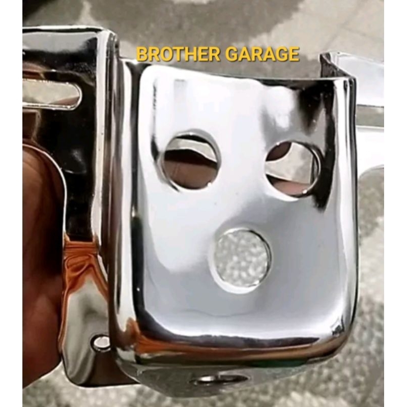 DUDUKAN PLAT NOMOR RX KING ASLI ORIGINAL 100% DAN CHROME/DUDUKAN LAMPU STOP RX KING CHROME