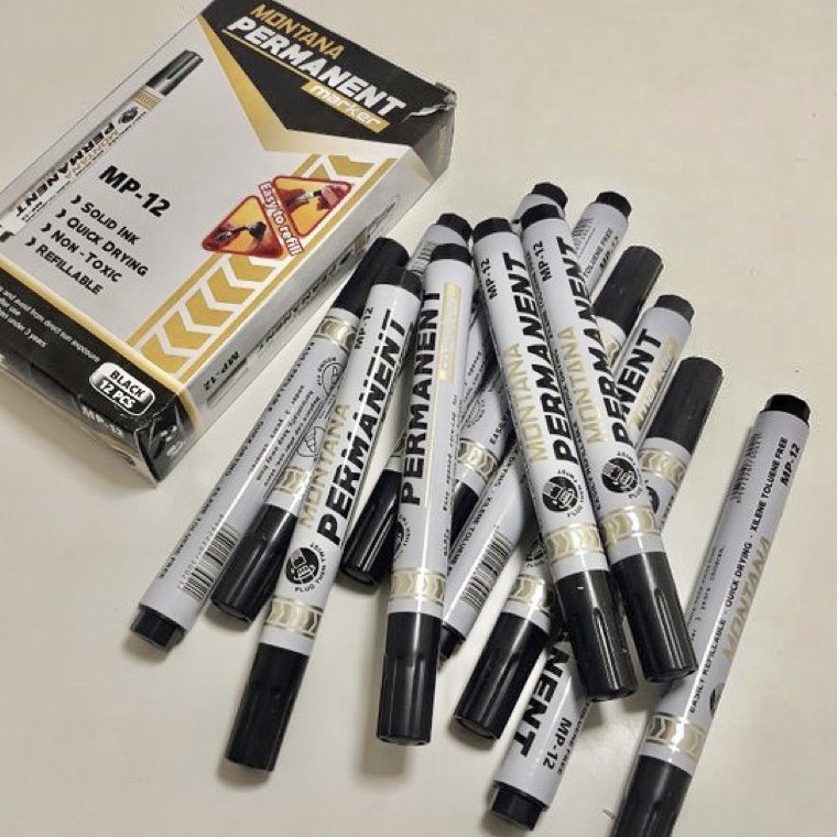 

lMurah 12 PCS SPIDOL PERMANENT MONTANA S44