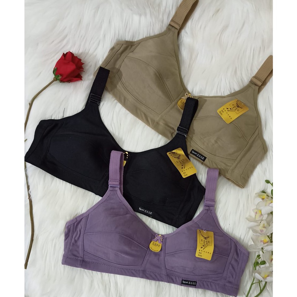 ESSE  BRA Busa Tipis Tanpa Kawat JUMBO  BH WANITA  399