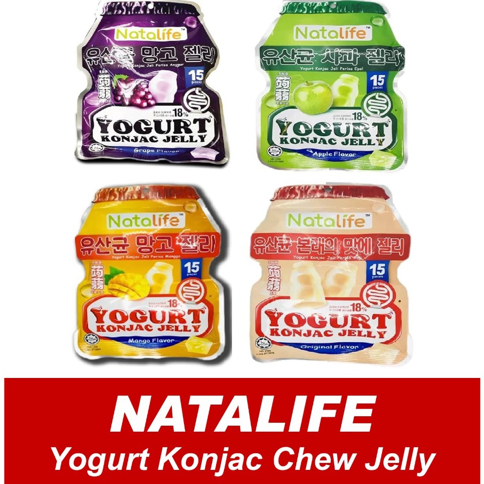 

djBest Seller Natalife Yogurt Konjac Jelly isi 2gr x 15 pcs PROMO HALAL E64