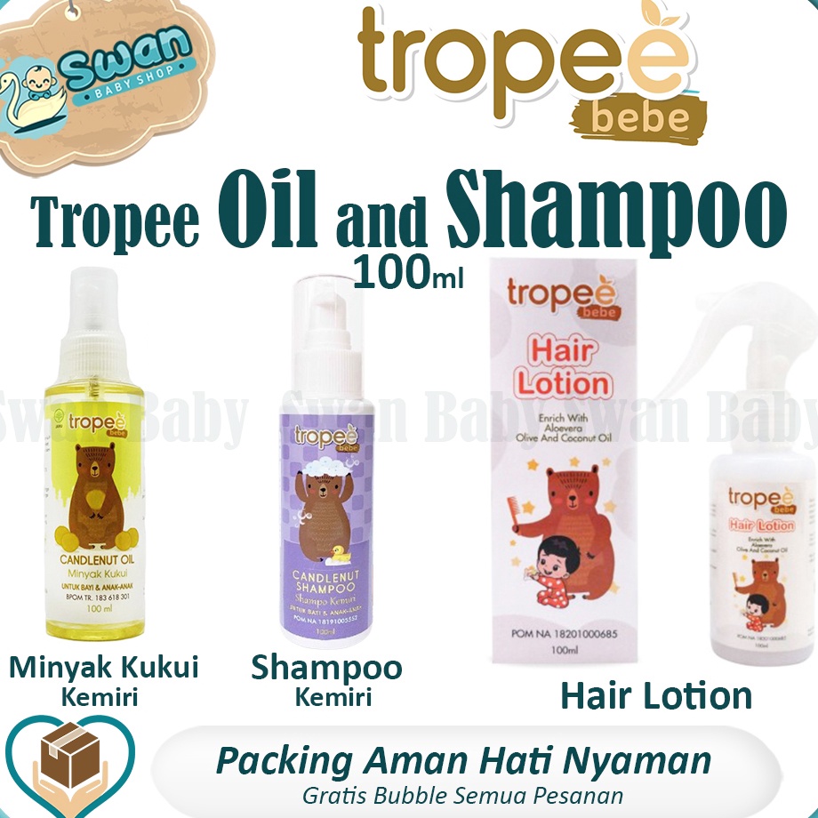 

Baru Tropee Bebe Oil and Shampoo O Minyak Kemiri Candlenut Shampo Kemiri