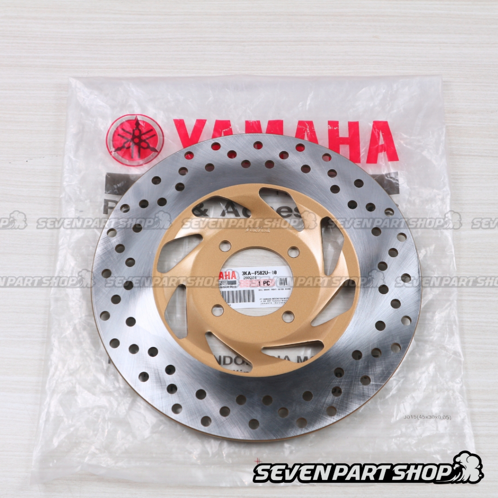 DISC DISK BRAKE PIRINGAN CAKRAM DEPAN GOLD RX KING ORI ORIGINAL YGP 3KA-F582U REPAINT GOLD