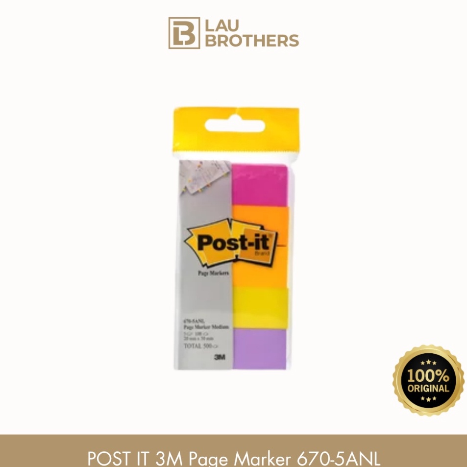 

Sale POST IT 3M PAGE MARKER 675ANL 1PAD