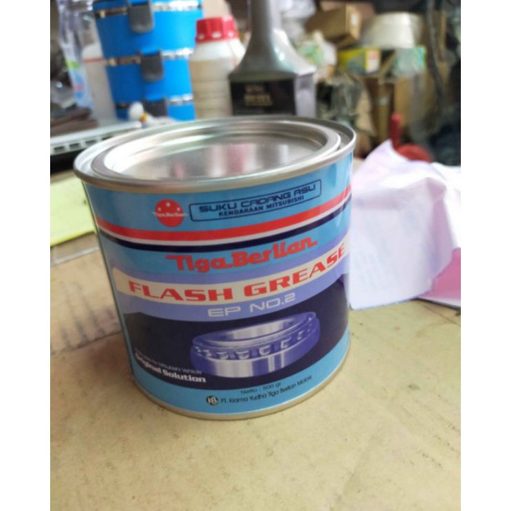 Flash Grease EP No2 Gemuk Lithium Bearing Laher Tiga Berlian ASLI