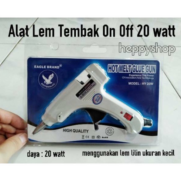 

Alat Lem Tembak 2 Watt Glue On Off