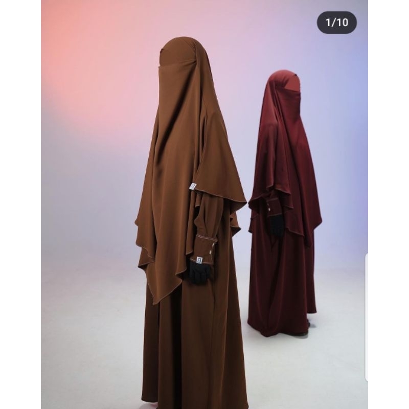 PRELOVED FK AM DARK CHERRY MINA SIZE M ELMADINA