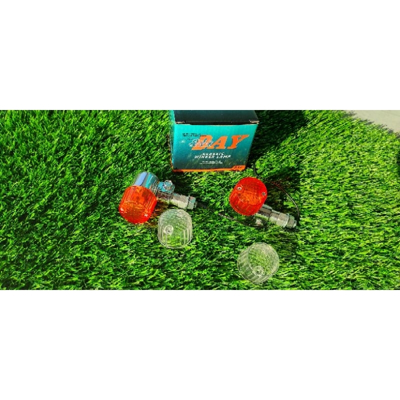 lampu reting reteng bulat tabung doble mica mika import impor sports day sport day besi crom lamp se